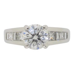 Certified 2.03ctw Diamond Ring Crafted in Platinum