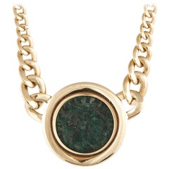 Chimento Ancient Coin 18K Yellow Gold Link Necklace