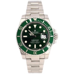 Rolex Oyster Perpetual Submariner Hulk Date Automatic Watch Stainless Steel 