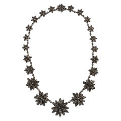 Antique Early 19th Century Cut-Steel Necklace