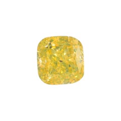 IGI Cert 0.51ct Natural Fancy Orangy Yellow Diamond, Customisable Ring