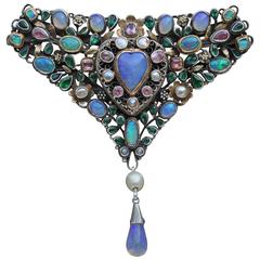 ARTHUR & GEORGIE GASKIN 'Loves Garland' Brooch 5