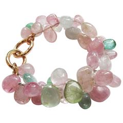 Tourmaline Gold Bracelet