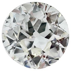 LFG Certified 3.78 K/VS1 Antique Old European Round Brilliant Cut Diamond