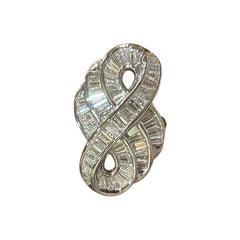 Art Deco 5 Carat Diamond Cocktail Ring
