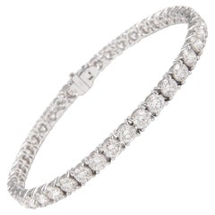 Alexander 9,88 Karat Diamant-Tennisarmband aus 18 Karat Weißgold