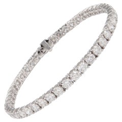 Alexander Bracelet tennis en or blanc 18 carats avec diamants de 8,33 carats