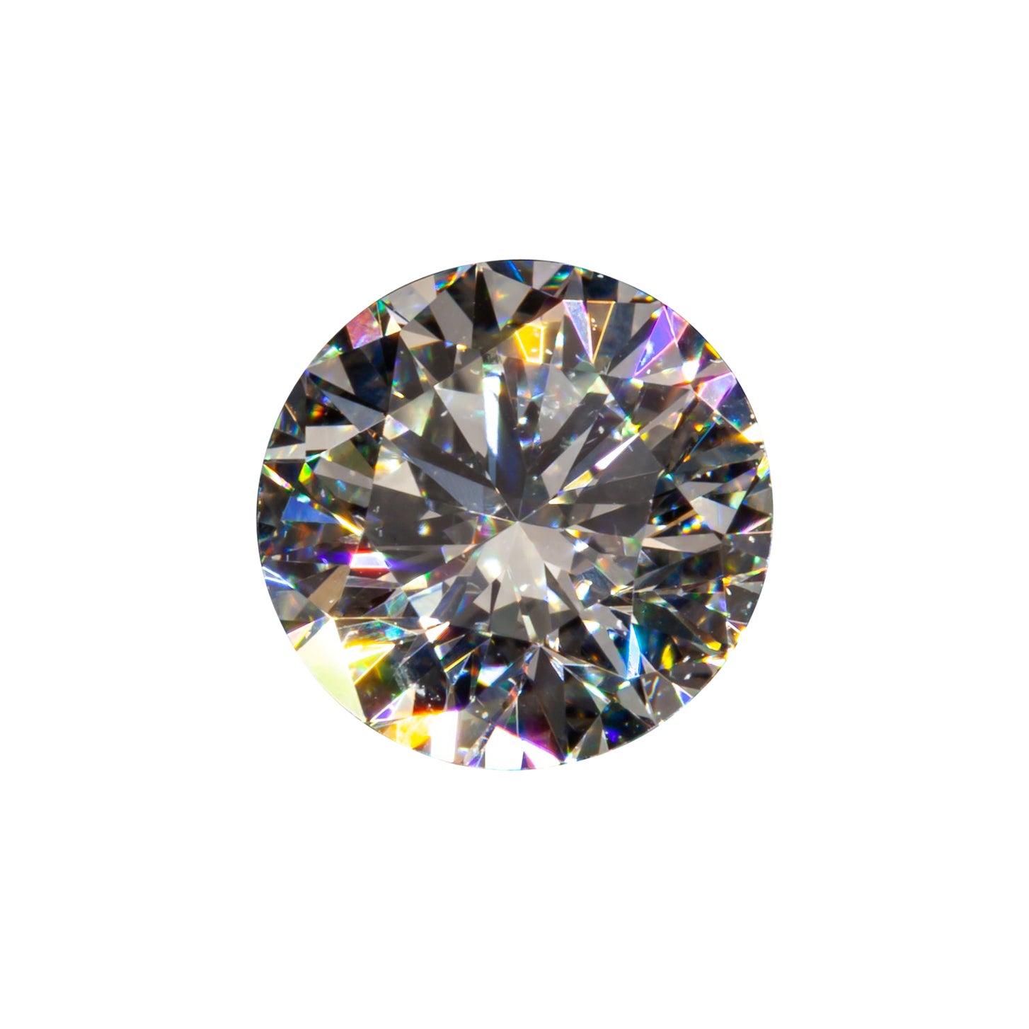 Diamant rond brillant de 0,65 carat non serti G / VS2 certifié GIA