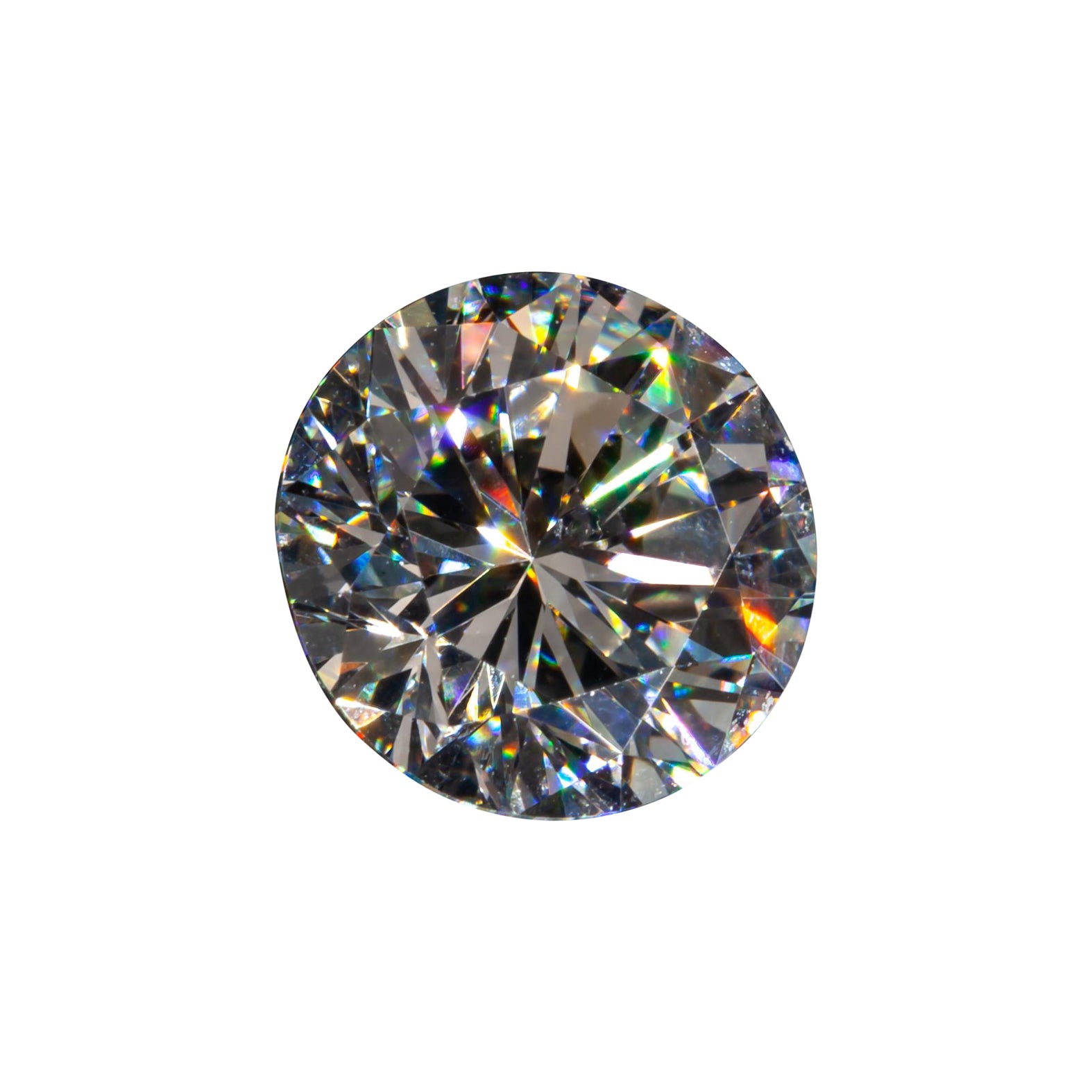 Diamant taille ronde brillant de 1,14 carat non serti H/ SI1 certifié GIA en vente