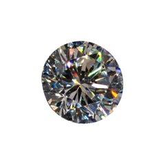 Diamant taille ronde brillant de 1,14 carat non serti H/ SI1 certifié GIA