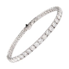 Alexander 8,90 Karat Diamant-Tennisarmband aus 18 Karat Weißgold