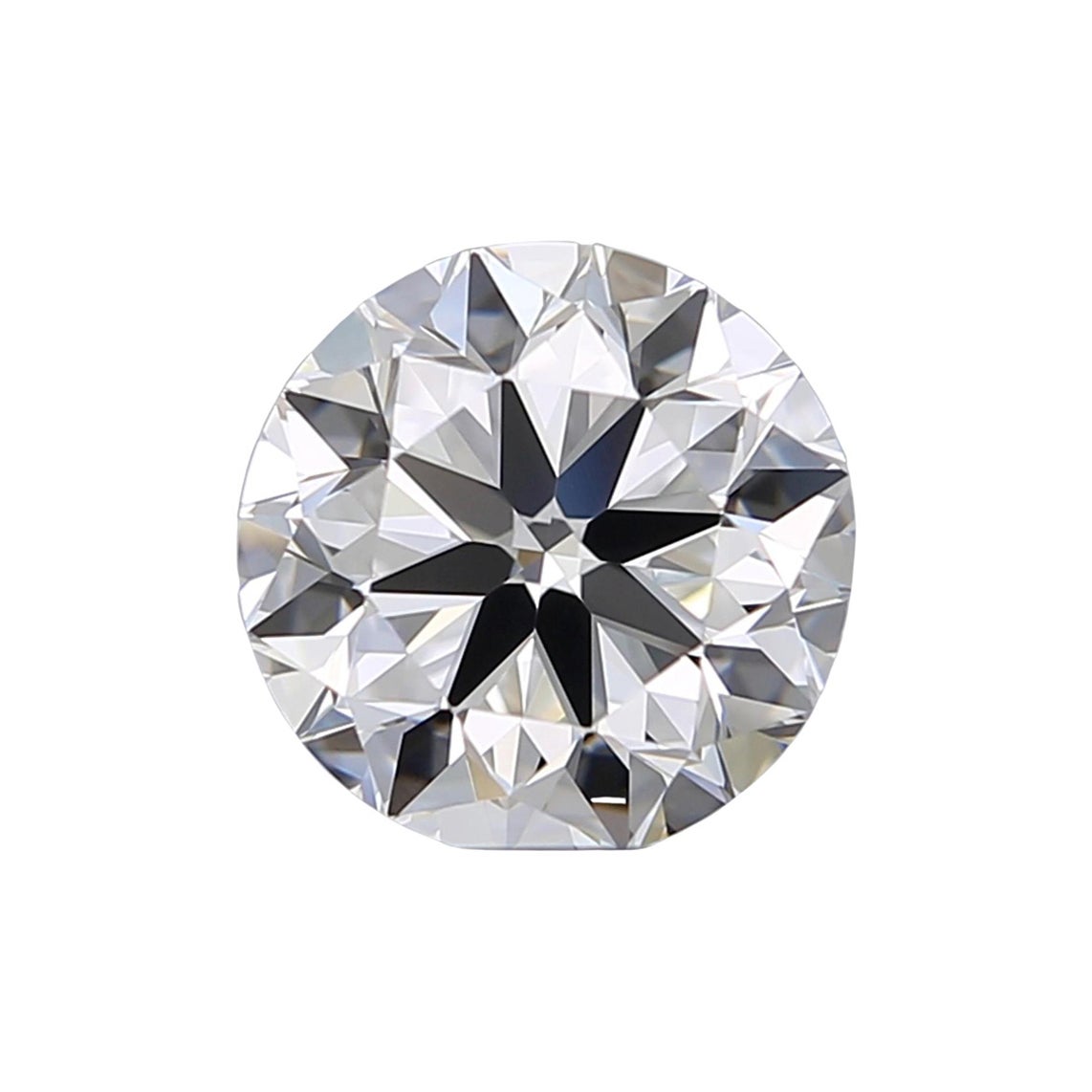 Diamant naturel de 0,50 carat certifié GIA, E/VVS1, taille brillant, excellent en vente