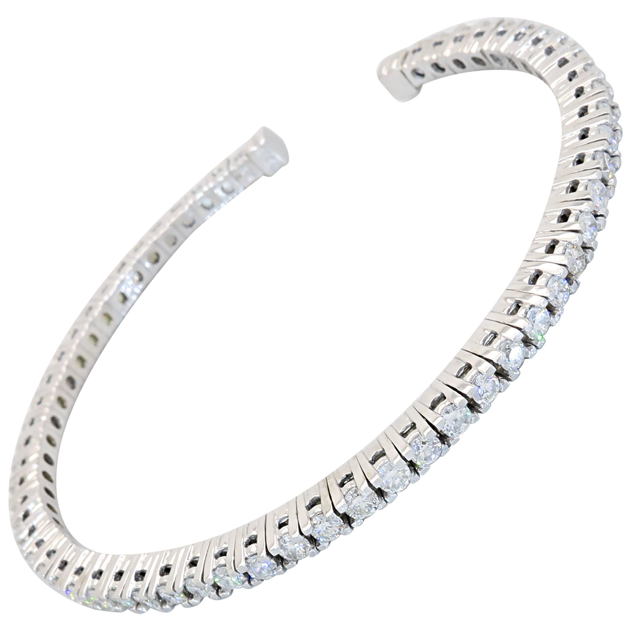 Diamond Gold Line Bracelet