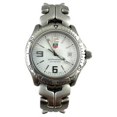 TAG Heuer Professional Watch WT1114 White Dial Quartz