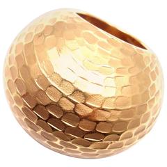 Pomellato Duna Large Dome Gold Ring