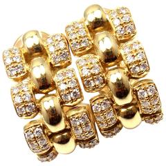 Chopard Diamond Gold Hoop Earrings 12