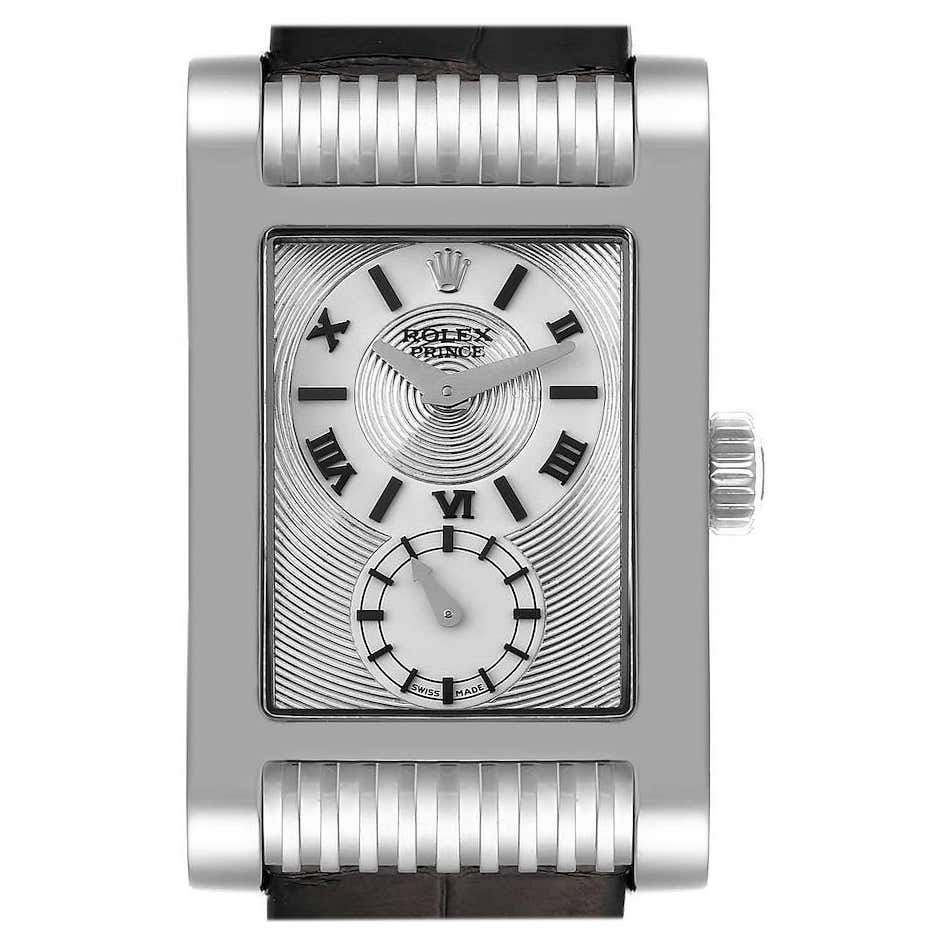 Rolex 9Ct. Prince in Nearly New Condition Silver Enamel Dial from 1935 ...
