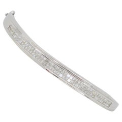 Invisible Set Diamond Bangle Bracelet