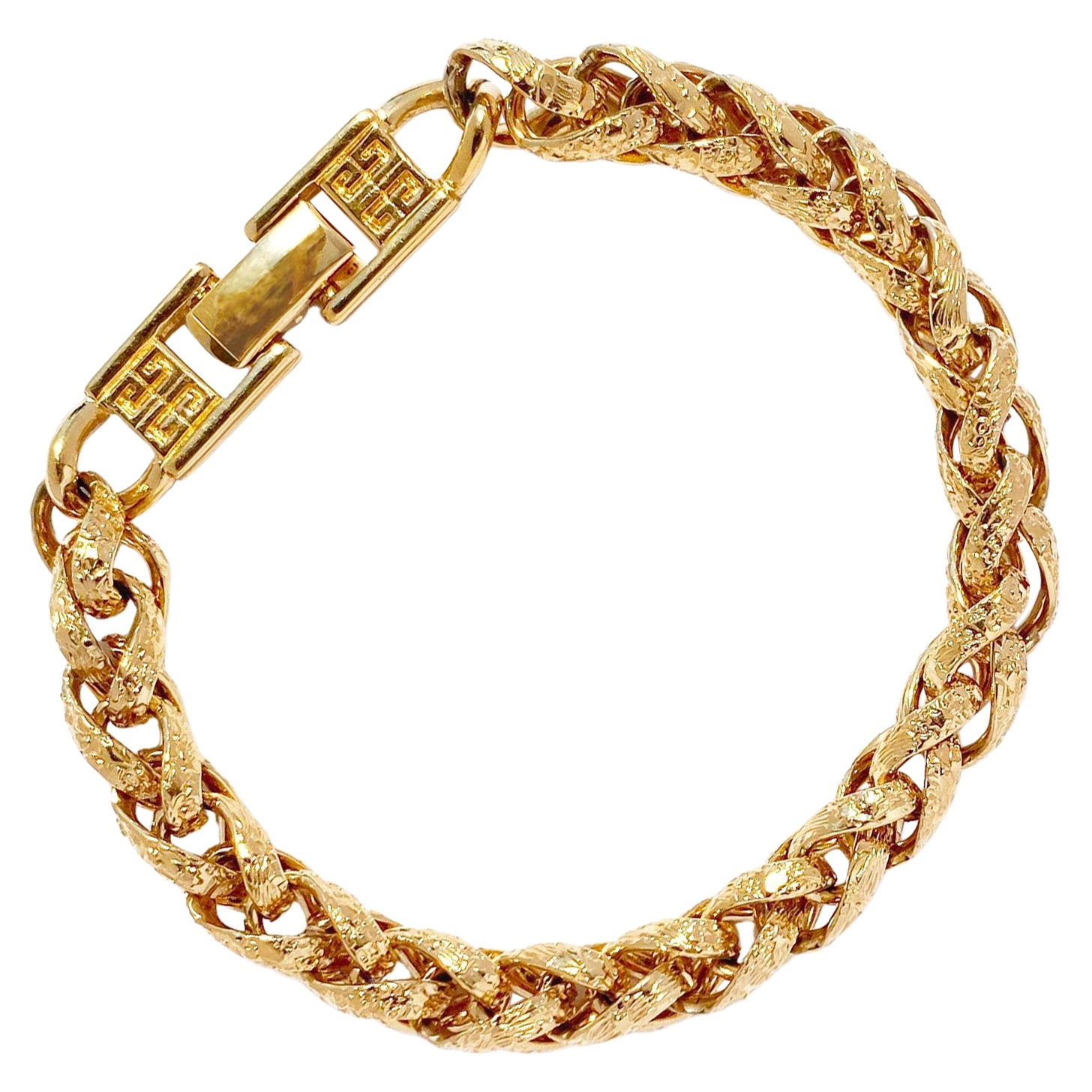 Vintage Givenchy Byzantine Chain Bracelet, 1980s