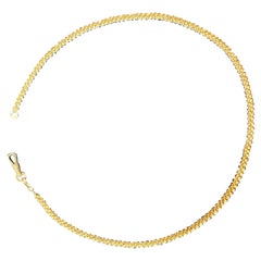 French Chain 18-Carat Gold Choker Necklace