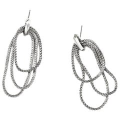 John Hardy Classic Chain Link Drop Earrings EB900783
