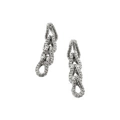 John Hardy Asli Link Drop Earrings EB900938