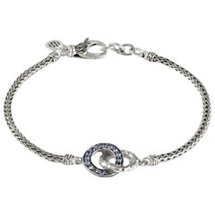 John Hardy Classic Chain Bracelet circulaire en saphir bleu BUS9008624BSPXUM