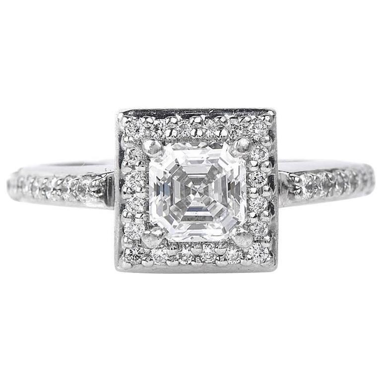 deco asscher cut engagement rings deco 75 carat cert asscher cut platinum deco asscher cut engagement rings deco 75 carat cert asscher cut platinum