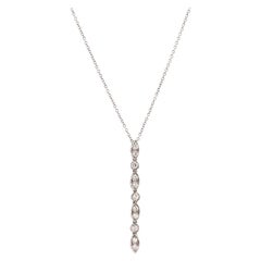 Tiffany & Co. Jazz Swing Pendant Necklace Platinum with Diamonds