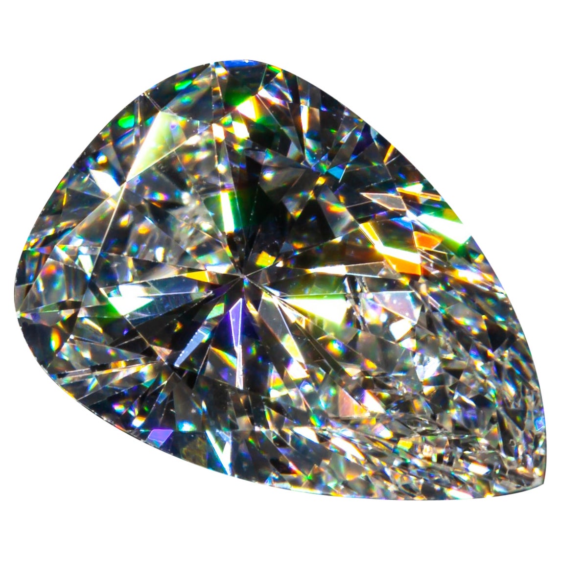 1.26 Carat Loose H / VS2 Pear Shaped Cut Diamond GIA Certified