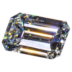 0,87 Karat Loser D / VS1 Smaragdschliff Diamant GIA zertifiziert