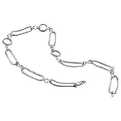 John Hardy Classic Kette A Link in Silver Halskette NB900773X18