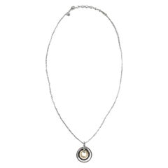 John Hardy Palu Pave Collier pendentif NZS90086884BLSBN