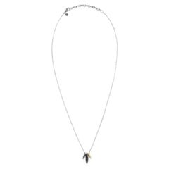 John Hardy Classic Chain Hammered Spear Rolo Necklace NZS905534BLSBNX1