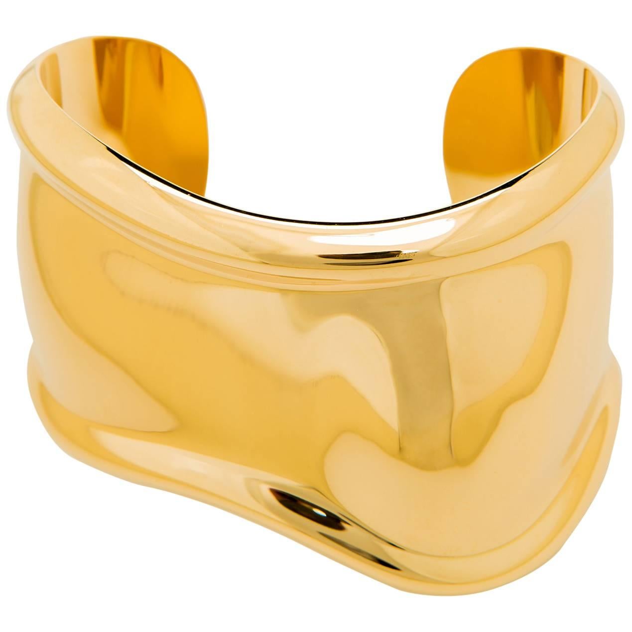 Tiffany Gold Bone Cuff - 4 For Sale on 1stDibs | tiffany bone cuff second  hand, tiffany bone cuff gold, elsa peretti bone cuff gold