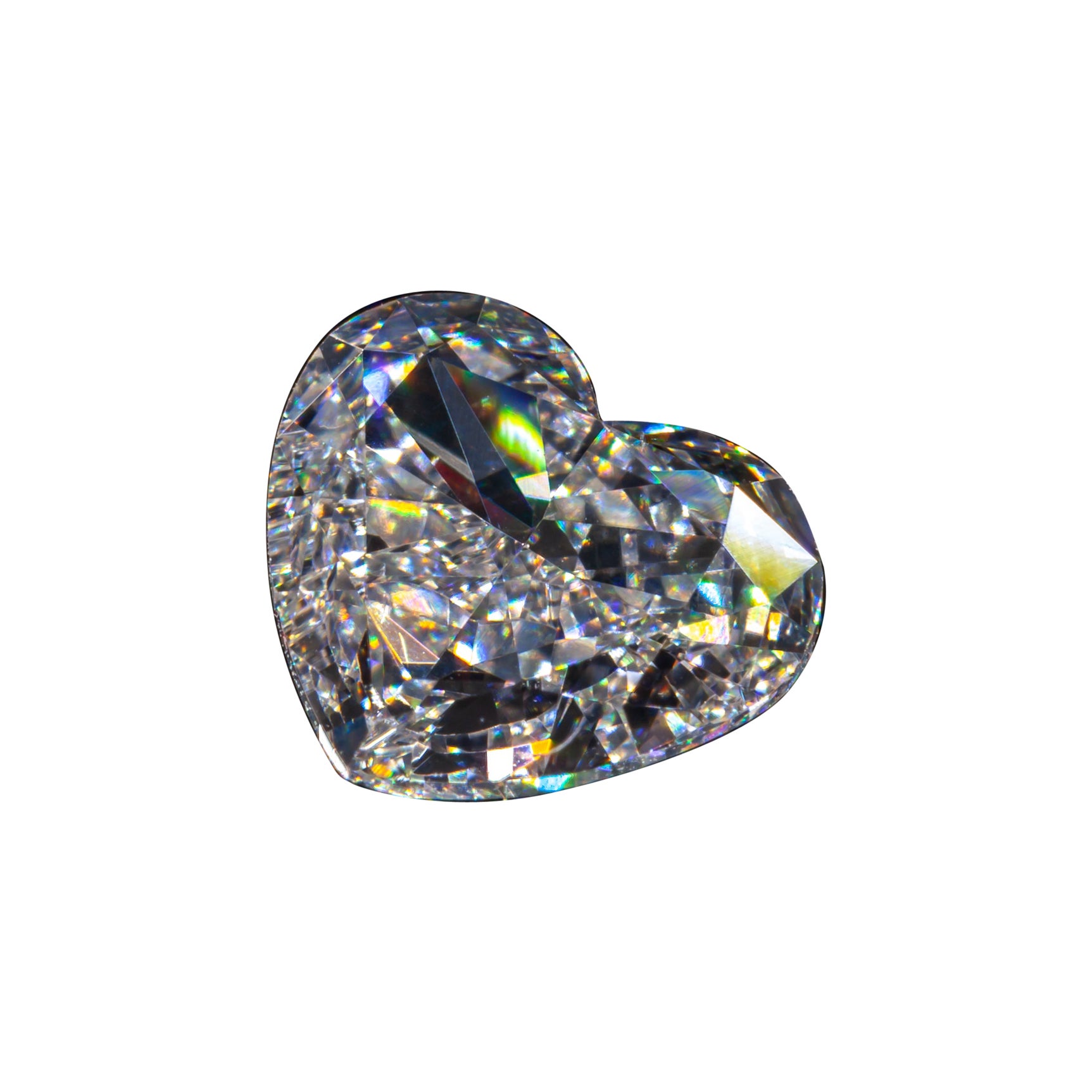 Diamant en forme de cœur de 1,00 carat non serti G / VS2 certifié GIA