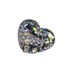 Diamant en forme de cœur de 1,00 carat non serti G / VS2 certifié GIA