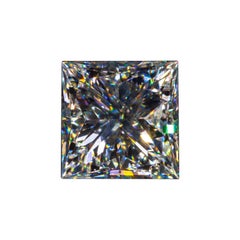 Diamant taille princesse de 1,13 carat non serti I/VS2 certifié GIA