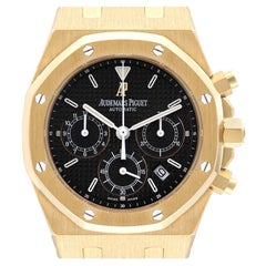 Audemars Piguet Royal Oak Yellow Gold Chronograph Mens Watch 25860BA