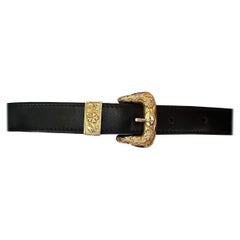 French Belt 18 Carat Gold Belt Buckle