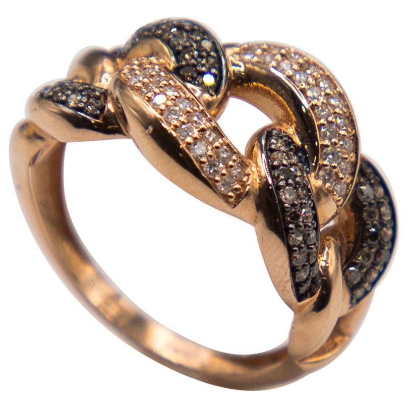 14k Rose Gold Diamond Ring