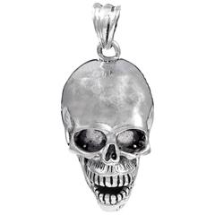 Sterling Silver Skull Pendant 11