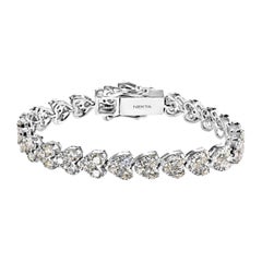 Armband mit 15 Karat rundem Brillanten, zertifiziert