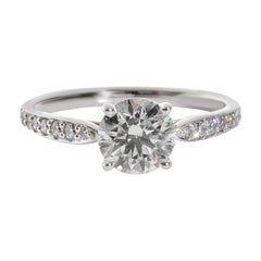 Tiffany & Co. Harmony Diamond Engagement Ring in Platinum I VS2 1.22 Carat