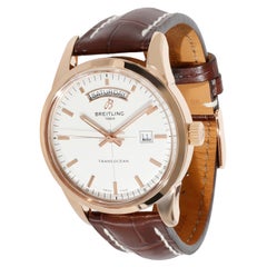 Breitling Transocean Day-Date R4531012/G752 Men's Watch in 18 Karat Rose Gold