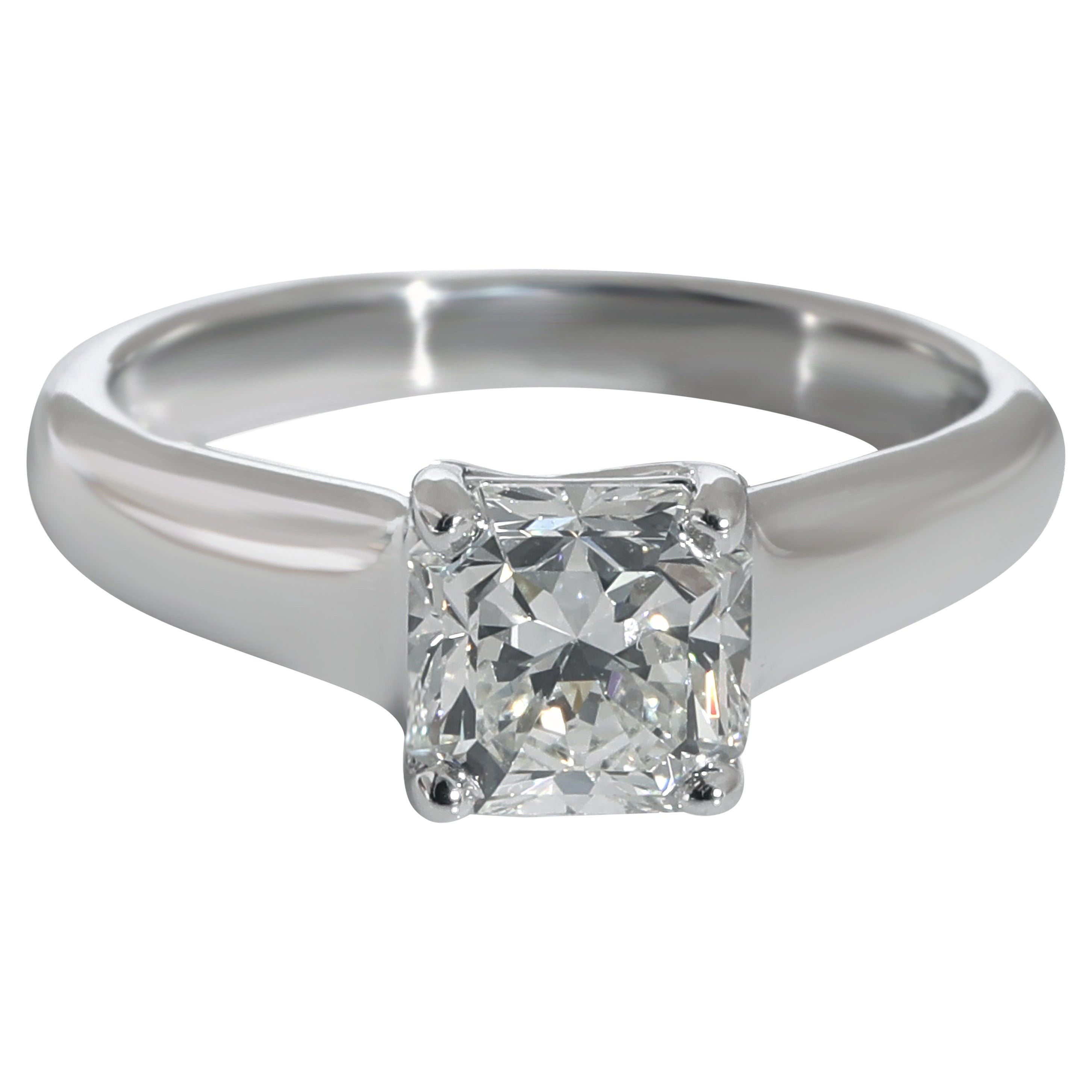 Tiffany & Co. Lucida Diamond Engagement Ring in Platinum I VVS2 1.07 CTW