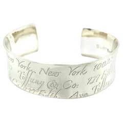 Tiffany & Co. Bracelet manchette de succession en argent sterling