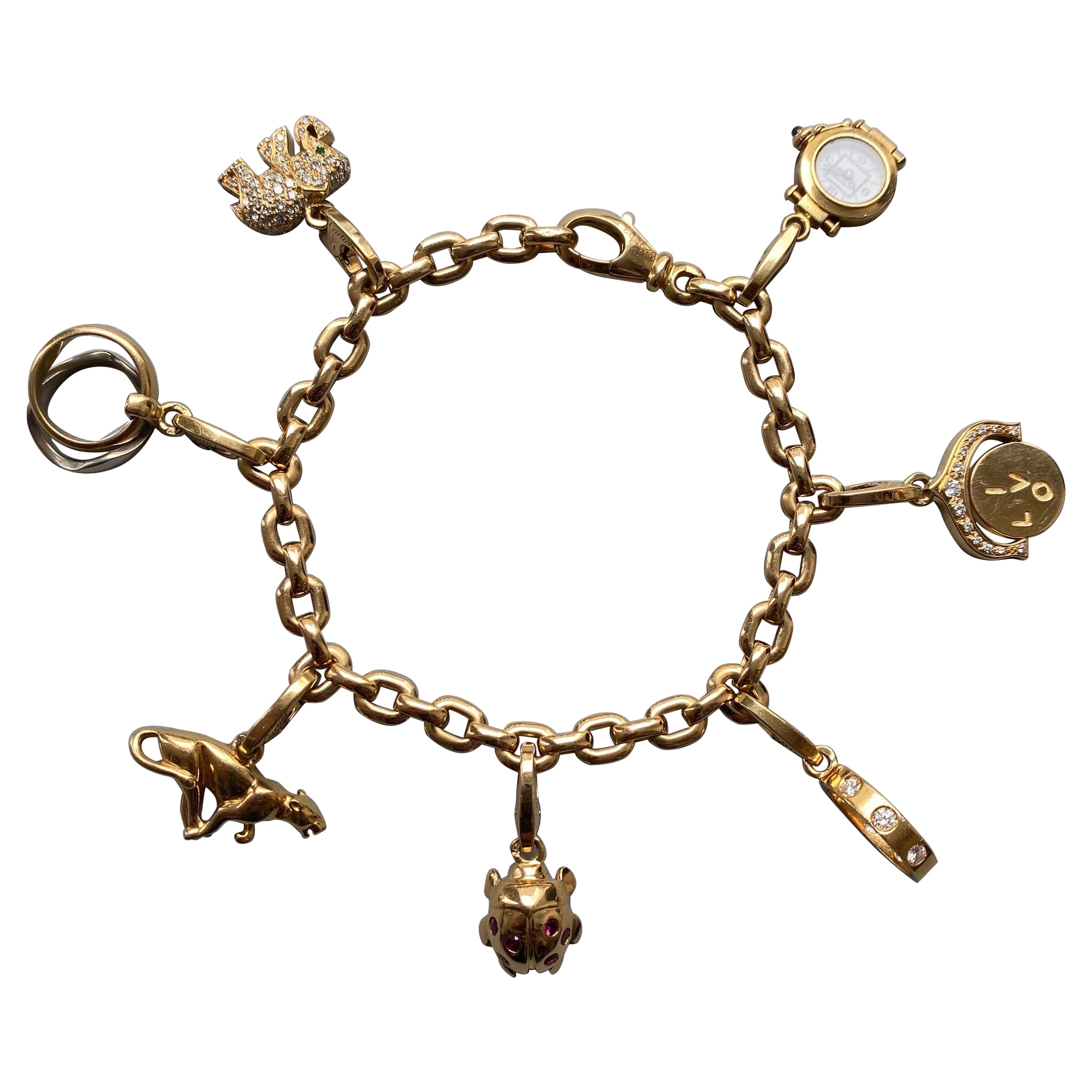 vintage chanel charm bracelet