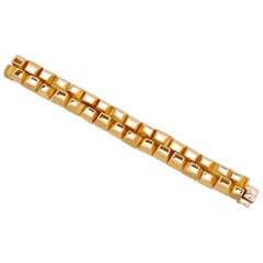 Mauboussin by Georges L'enfant 18 Karat Yellow Gold Link Bracelet