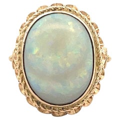Vintage 14k Ethiopian Opal Ring